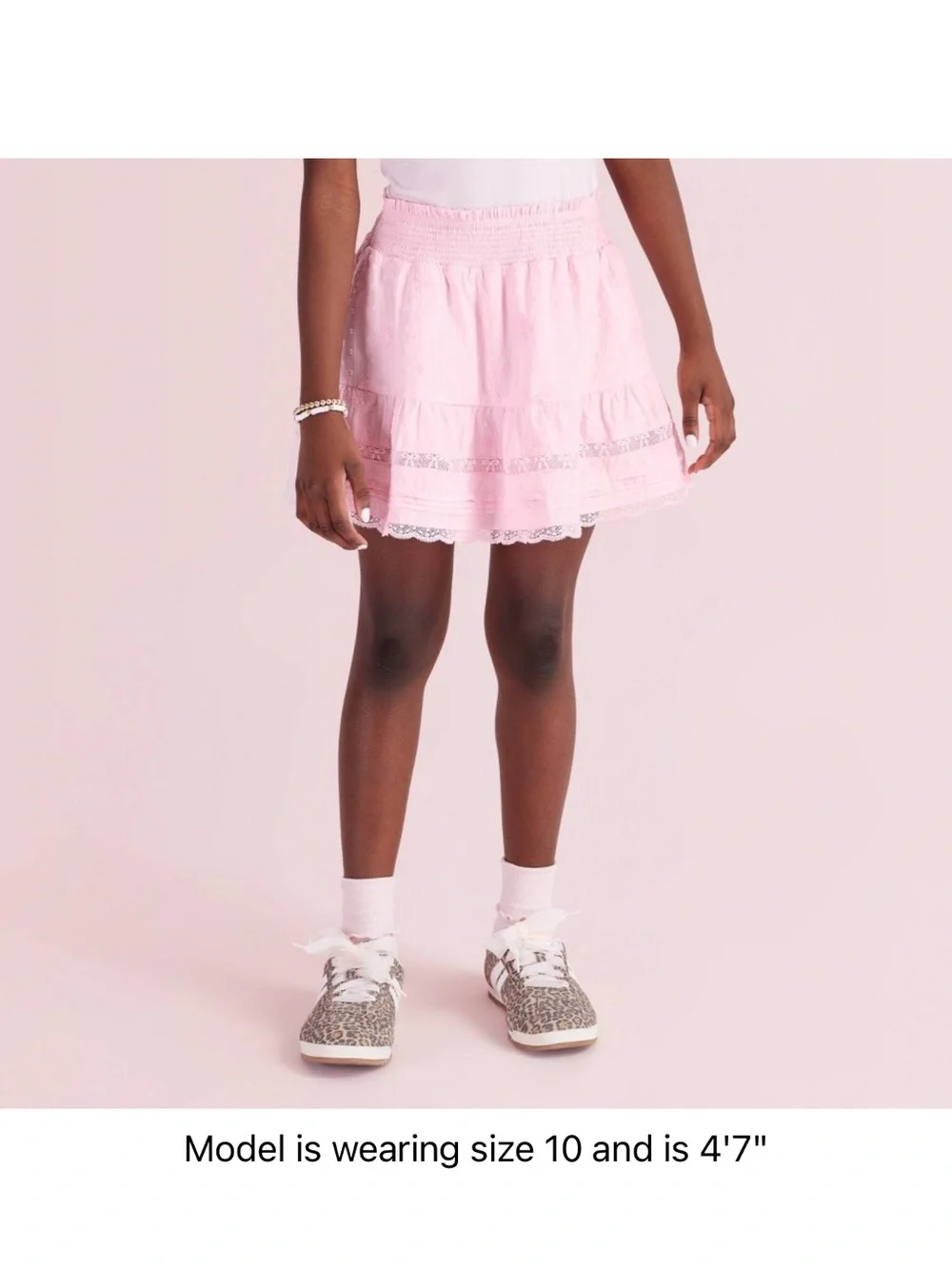 Loveshackfancy x Target Clara Alouette Rose Embroidery Tiered Skirt